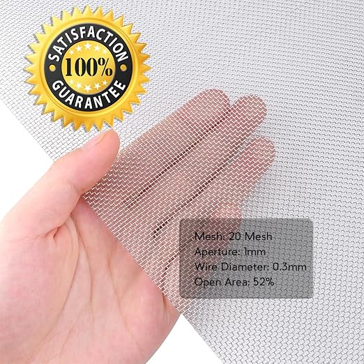 Valchoose Soft 304 Stainless Steel Mesh, 8 Pack Bendable Woven 8.3"X11.8" - Image 4