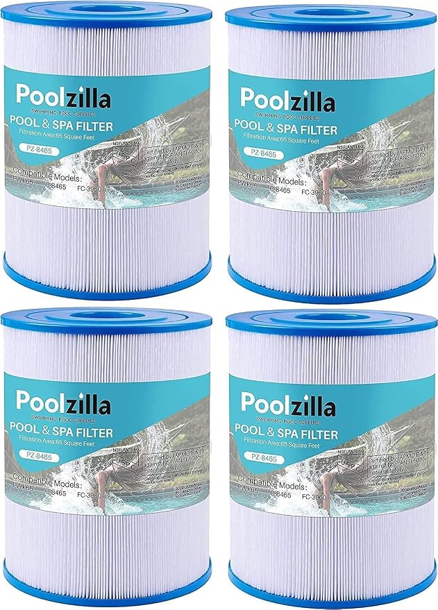 Poolzilla 4-Pack Spa Filter Cartridge Replacement by Poolzilla