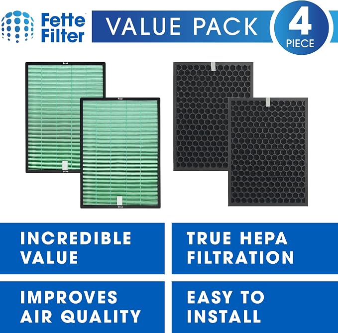 Fette Filter - Air Purifier Replacement Set Compatible - Image 3