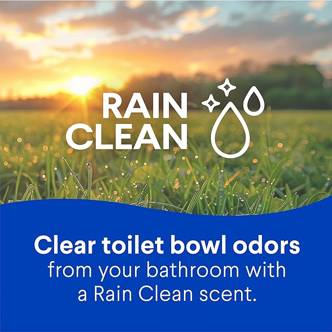 Clorox Toilet Bowl Cleaner Bleach, Rain Clean, 24 Fluid Ounces, Pack of 2 (Package May Vary)