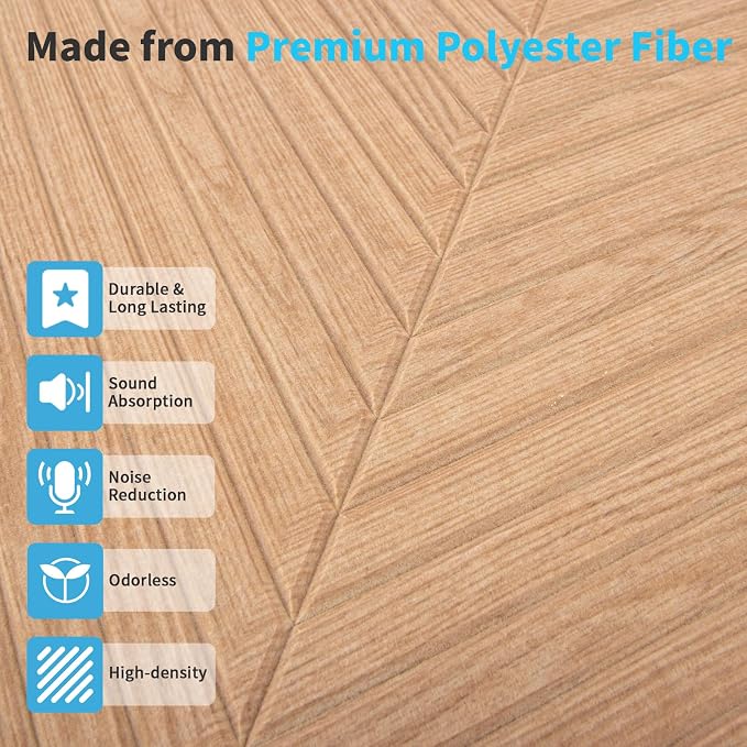 Art3d 6-Pack Self-Adhesive Acoustic Wall Panels - Image 5