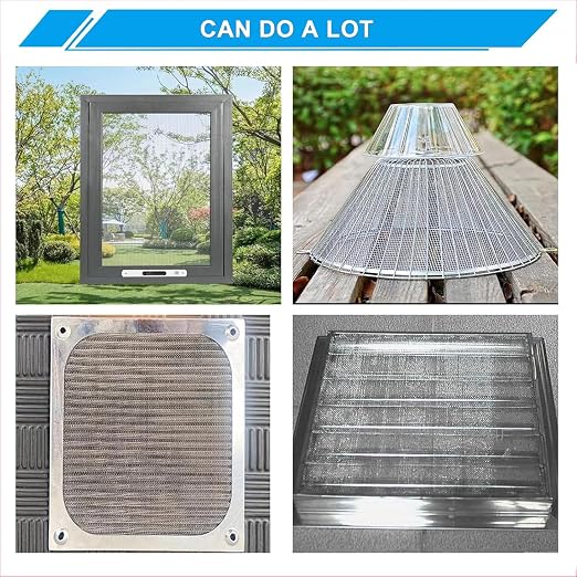 Stainless Steel Mesh Screen 8Mesh 304, 15.7" x 47.2" Metal Mesh Screen - Image 8