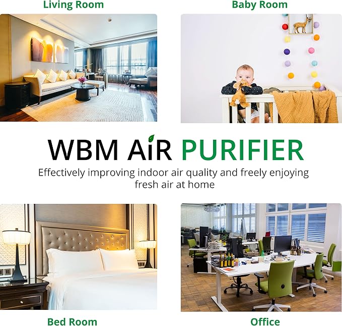 WBM Smart Genuine Air Purifier Replacement Filter, 3-in-1 True HEPA Air - Image 6