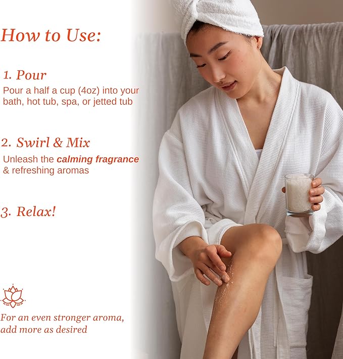Relax Spa & Bath, Epsom & Dead Sea Salts, Aromatherapy Bath Salts for Hot Tub, Bath, or Spa, Infused with Magnesium, Spa Gifts for Women, 4 Pack, Relax Escape Collection, 4 oz Each