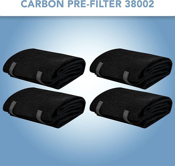 CFS – Pack of 4, Premium Cut-to-Fit Activated Carbon Pre-Filter Pad Compatible - Image 2