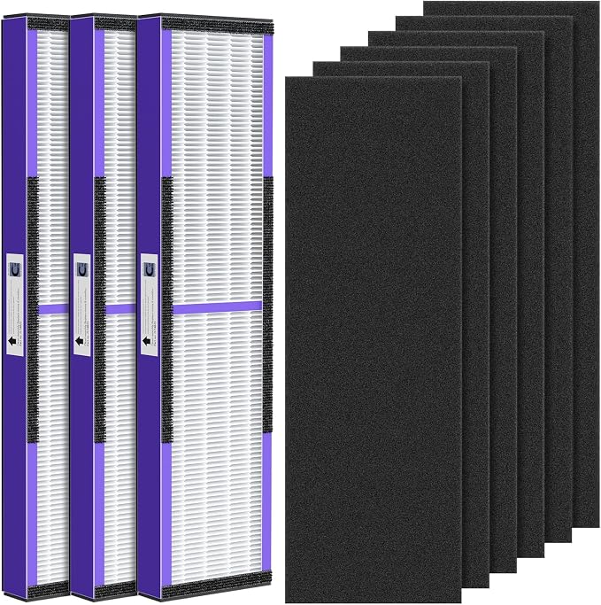3 Pack FLT5250PT HEPA Air Purifier Replacement Filter C by Cabiclean