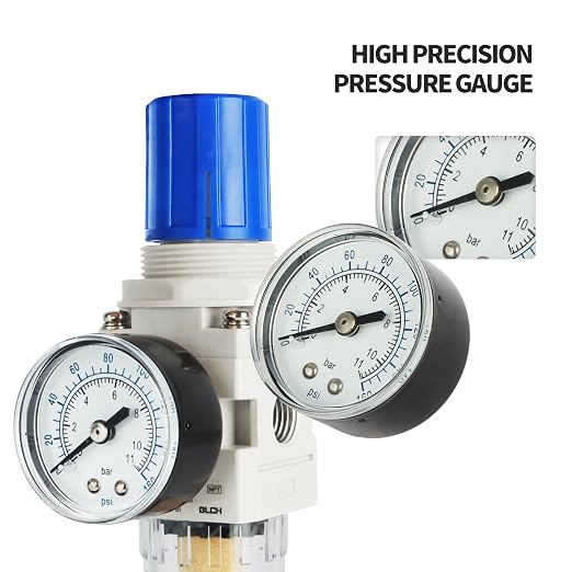 BLCH 1/4" NPT Air Compressor Regulator - Image 4