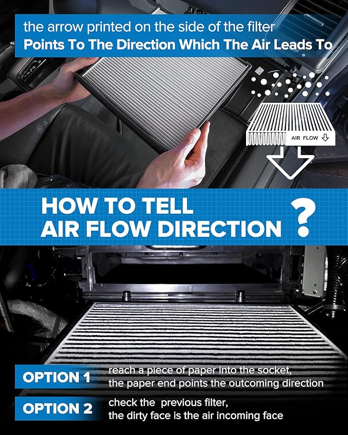 PHILTOP Cabin Air Filter w/Activated Carbon, Compatible - Image 6