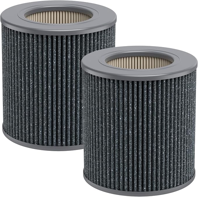 2 Pack Air Mini PECO-HEPA Replacement Filters Compatible by isinlive