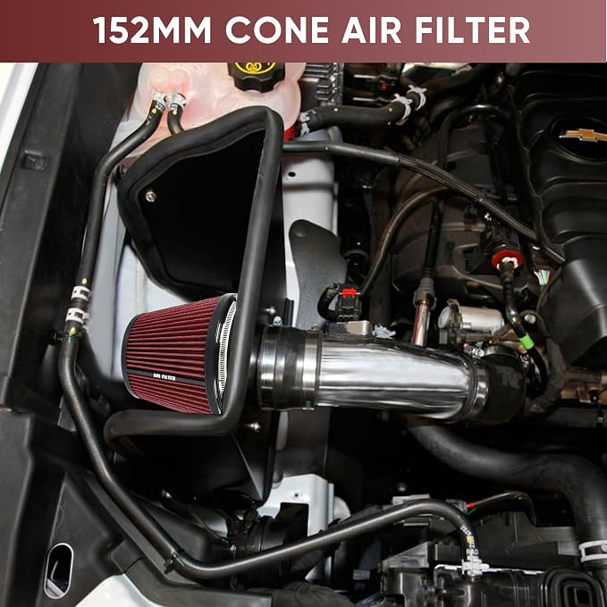 6" 152mm Inlet Cold Air Intake Filter High Flow Honeycomb Top Replacement - Image 7