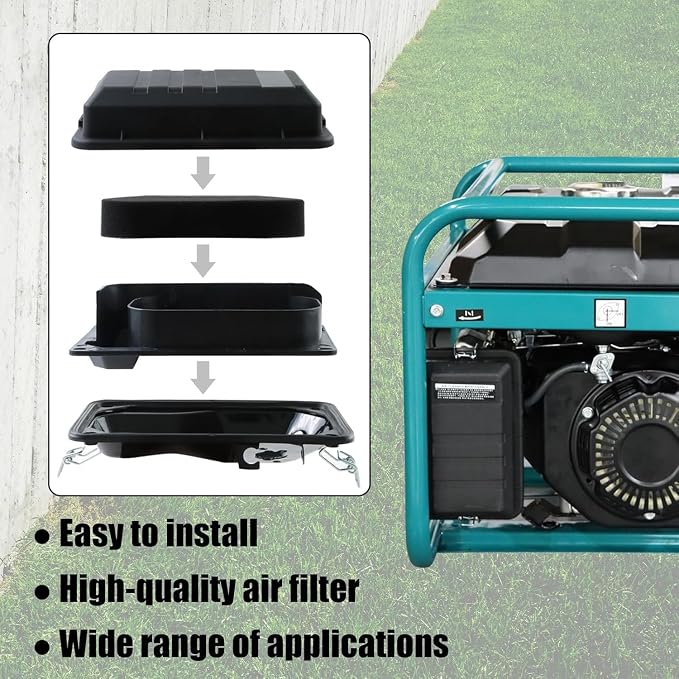 196cc 212cc Generator Air Filter Box/Air Housing Filter Assembly - Image 5