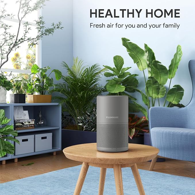 FULMINARE Air Purifiers for Home H13 True HEPA Air Filter Quiet Air Cleaner - Image 2