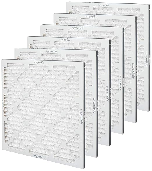 Amazon Basics 20x20x1 Air Filter 6-Pack, MERV 11 AC Furnace Filters, Allergy - Image 3