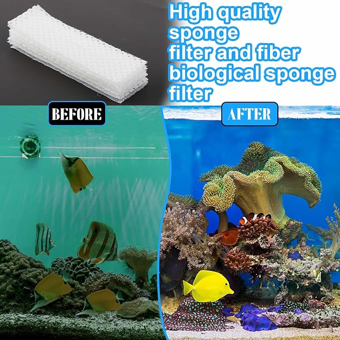 Maxcheck 10 Pcs Biological Filter Screens Bio-Screen Pad Filter Pad - Image 3