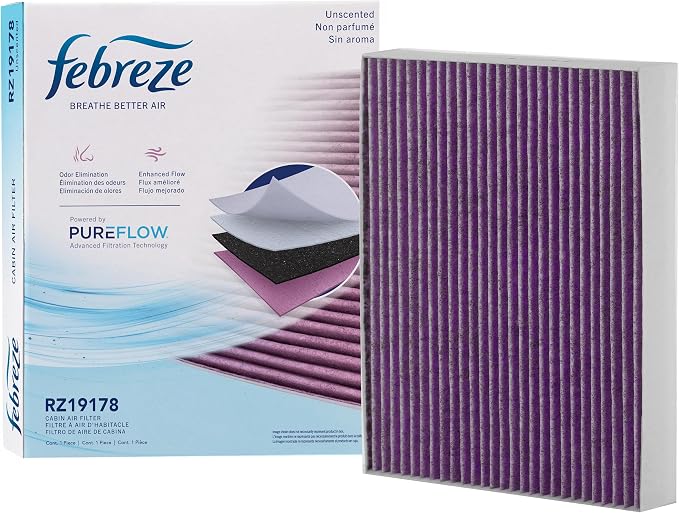 Febreze Odor Control Cabin Air Filter by PUREFLOW RZ19178 Fits 2016-2020 Kia by Febreze