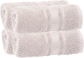 Melissa Linen, Fingertip Towels 4 Pack, 100% Turkish Cotton, Small Hand Towels for Body and Face, 12 x 18 in, Soft and Absorbent, Quick Dry, (Beige Fingertip Towels)