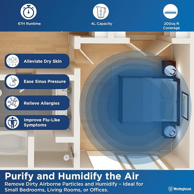 Westinghouse Humidifier and Air Purifier all in one combo - Image 2
