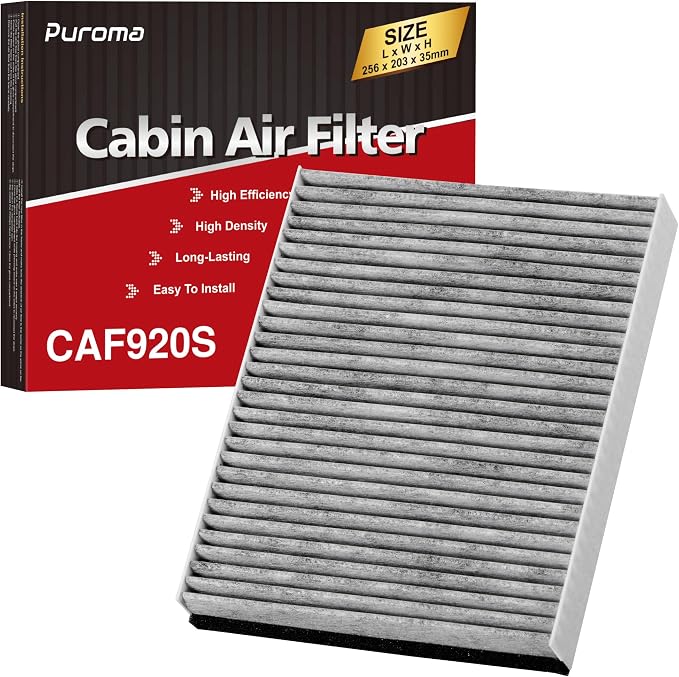 Puroma Cabin Air Filter with Activated Carbon, Replacement by Puroma