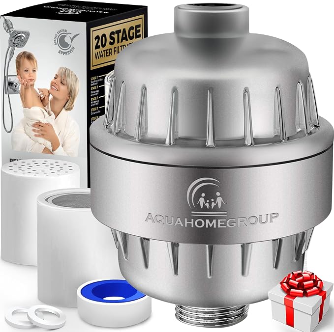 AquaHomeGroup 20 Stage Shower Head Filter - Image 2