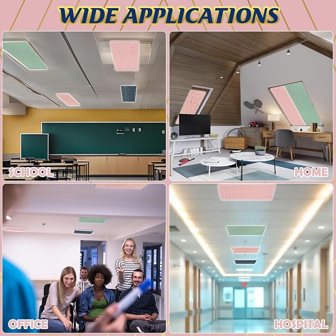 4Pcs Fluorescent Light Covers for Classroom Ceiling Lights, 4 x 2 Feet - Image 8