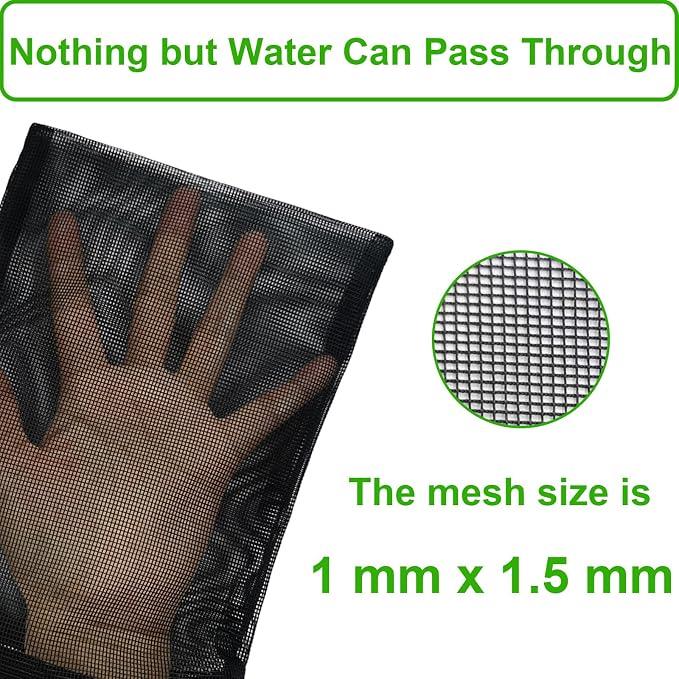 10 Pcs 5.9" x 7.8" Aquarium Filter Media Bags Large, Fish Tank Media Mesh - Image 4