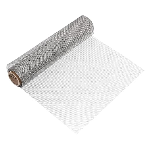 uxcell 16 Mesh 118" x 12" Woven Wire Mesh, 304 Stainless Steel Air Vent Filter by uxcell