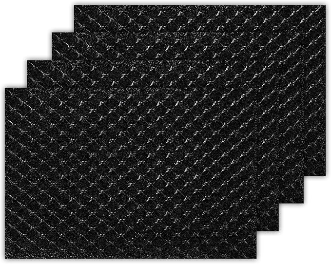 Glooglitter 8 pack Air Conditioner Activated Carbon Replacement Filters by Glooglitter