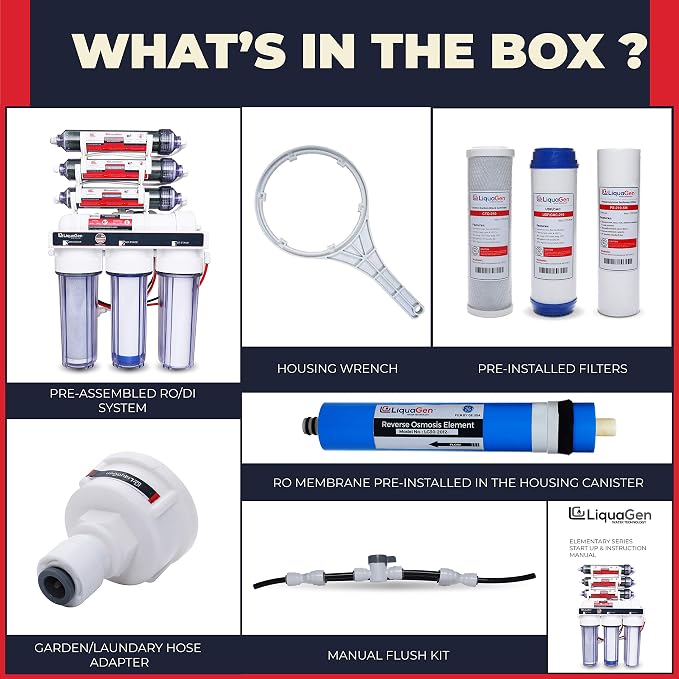 LiquaGen - Heavy Duty & High Capacity 7-Stage Aquarium Reef and Deionization - Image 3
