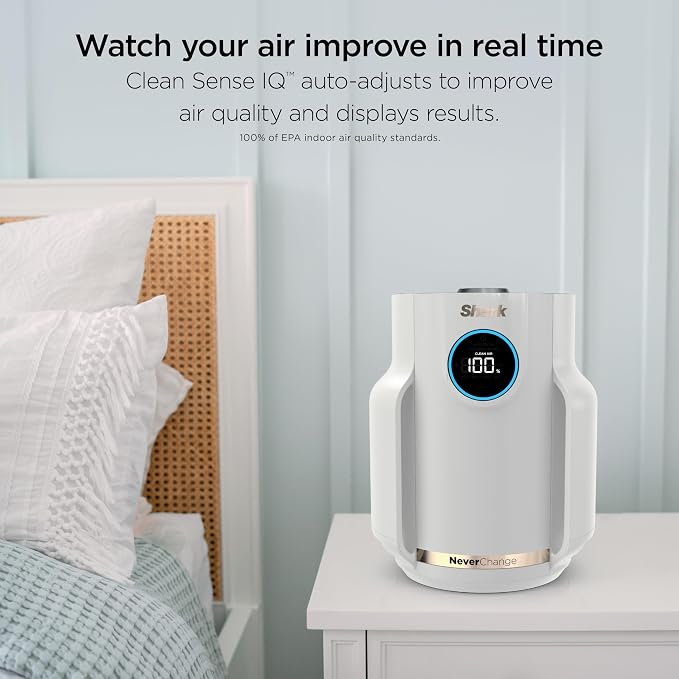 Shark Air Purifier for Home, NeverChange Compact Pro, for Bedroom, Home Office - Image 6