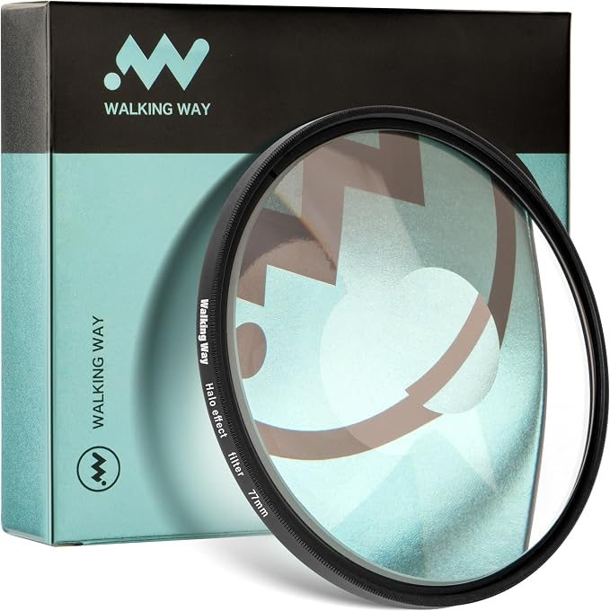 Walking Way 77MM Whirlpool Camera Effects Filter, Tunnel Vision Spiral Halo by WalkingWay