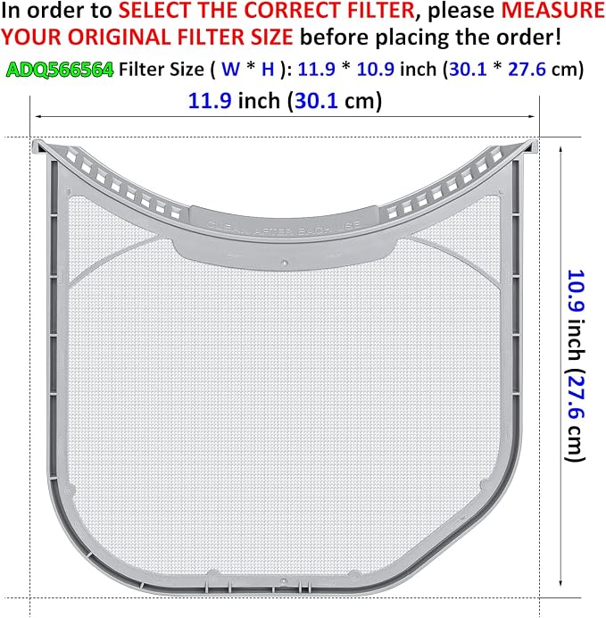 ADQ566564 Lint Filter Replacement - Image 2