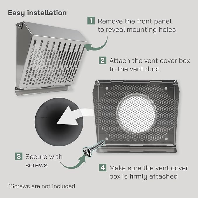 Vent Systems 4" Inch Exhaust Vent Cover - Image 4