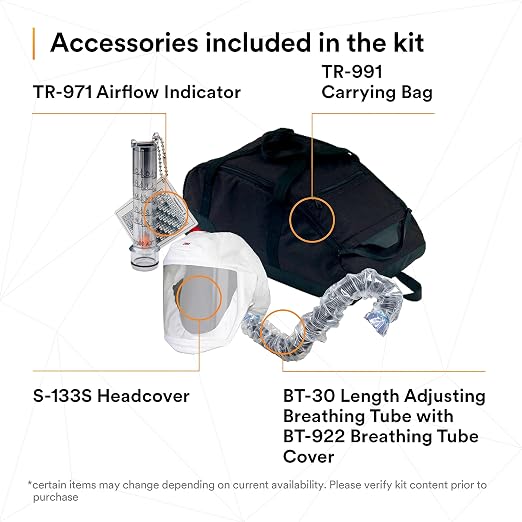 3M PAPR Respirator, Versaflo Powered Air Purifying Respirator Kit, TR-300N+ HKL - Image 5