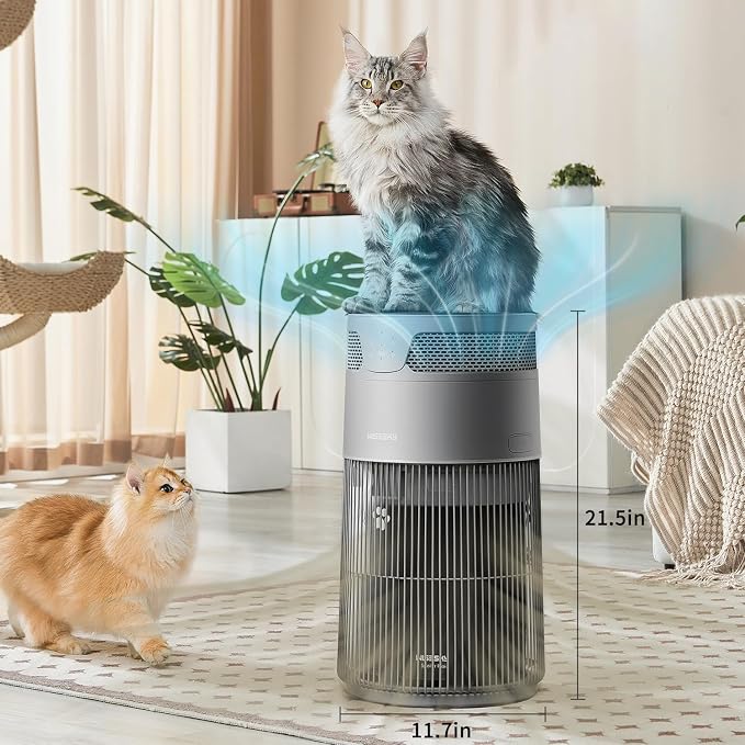 WiseSky Pet Air Purifier for Cat Owners, High-Efficiency Air Purifier for Cat - Image 2