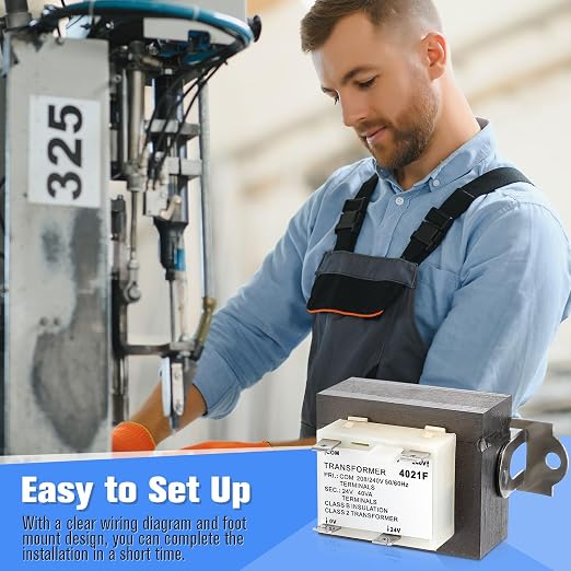 240V to 24V Transformer Secondary 24V, 0130M00138S 40VA Transformer Compatible - Image 7