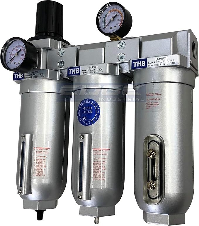 SUPER HEAVY DUTY HIGH FLOW AIR FILTRATION SYSTEM, 2 STAGE PARTICULATE FILTER by THB