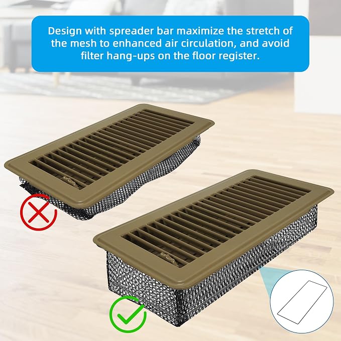 Floor Vent Screen Net, Air Vent Filter Mesh - Image 7