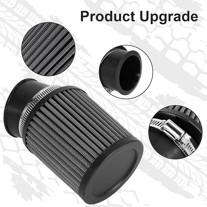 High Performance Upgraded 62mm Air Filter Adapter Intake and Spark Plug Kit - Image 3