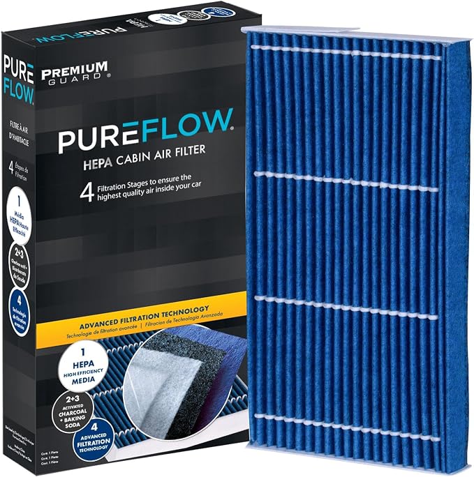 PUREFLOW PC4012HX HEPA Cabin Air Filter | Fits 2013-2019 Nissan Sentra 1.8L; - Image 3