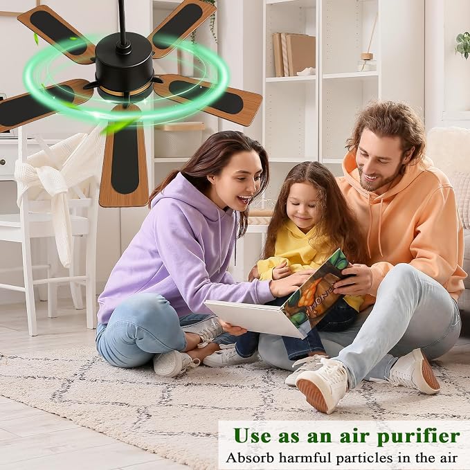 20 Pcs Ceiling Fan Filters for Blades, Fan Air Purifier Pads - Image 4