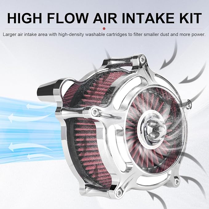 Air Filter Cleaner for Harley Davidson Softail Touring Street Road King Glide - Image 3