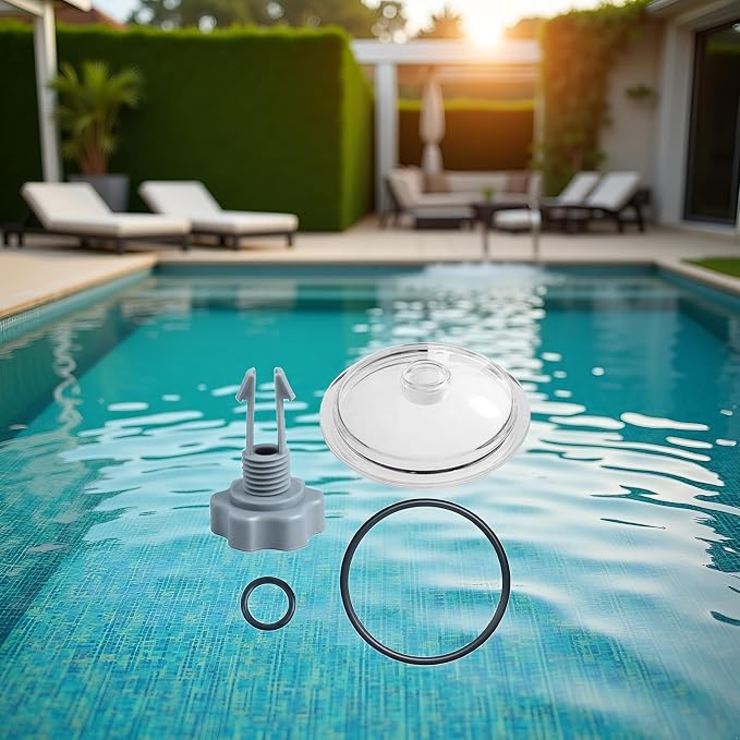 SF80110-1 Leaf Trap Cover Lid, Pool Leaf Trap Cover Lid, O-Ring & Valve - Image 5