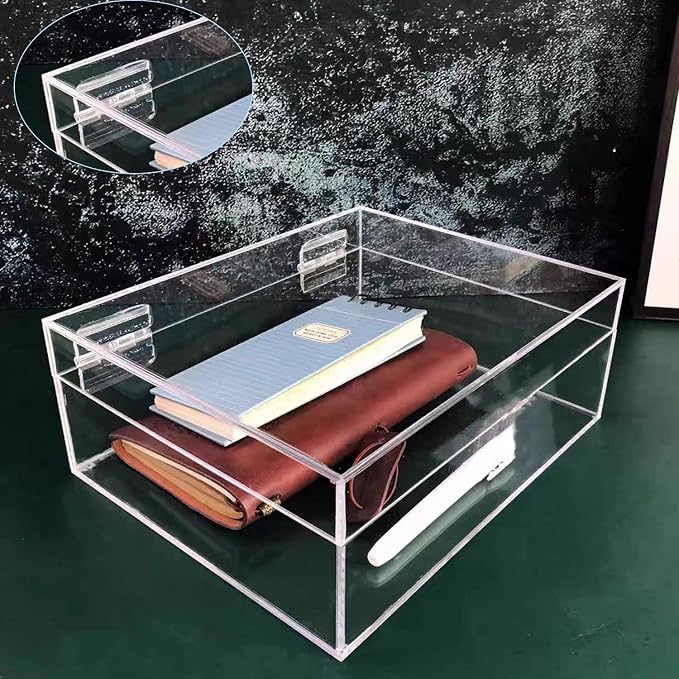 4 Pcs Transparent Plastic Hinges - Image 5
