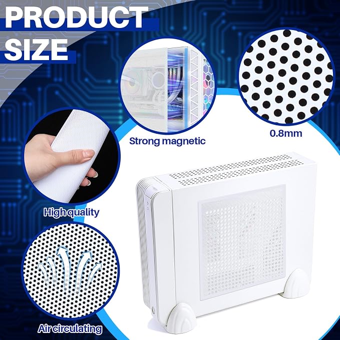 Woanger 1 Pcs 1000 x 300 mm DIY PC Case Dust Filter PC Fan Mesh Filter Air Vent - Image 3