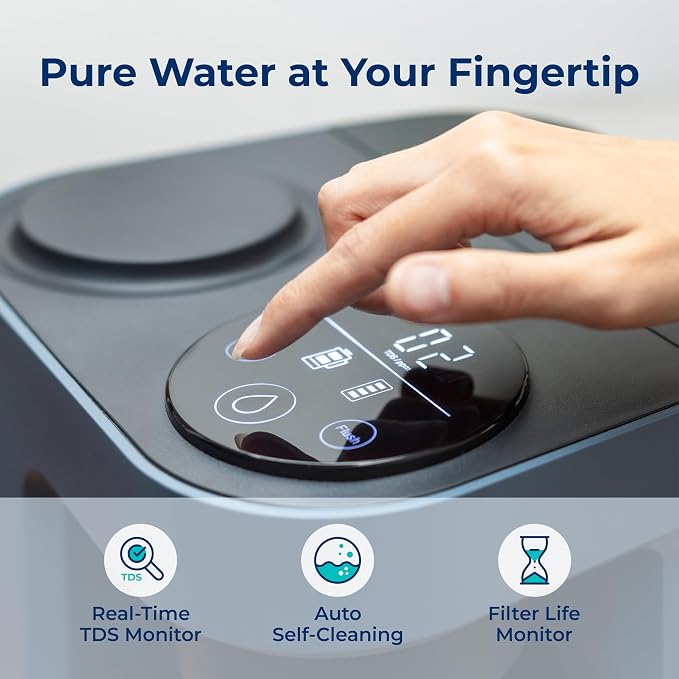 Bluevua RO100ROPOT-LITE Countertop Reverse Osmosis Water Filter System - Image 4
