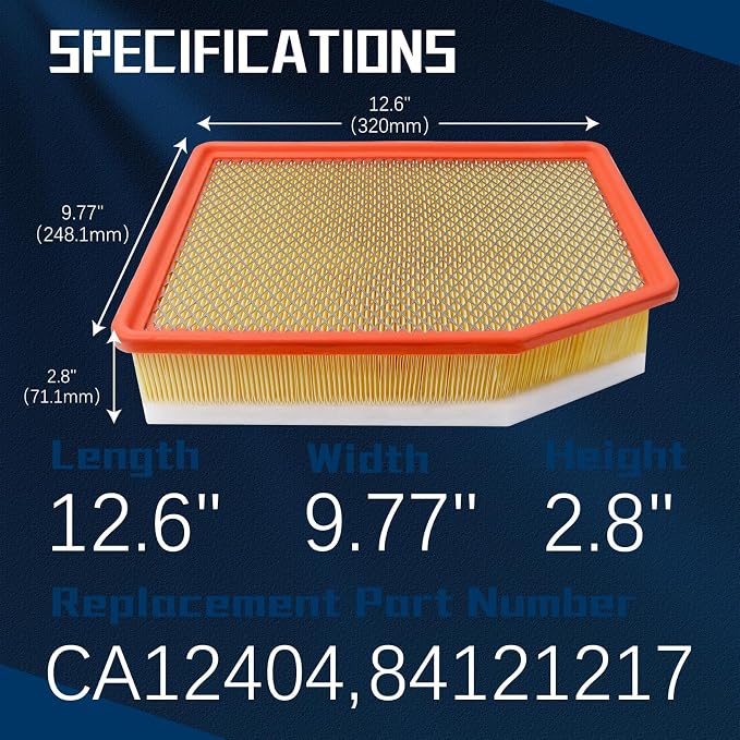 CA12404 84121217 Engine Air Filter Compatible - Image 3