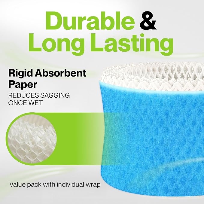 Durabasics 6 Pack of Premium Humidifier Filters Compatible - Image 4