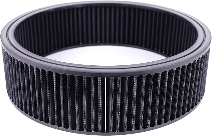 14"x4" Round Air Cleaner Filter Element High Flow Washable & Reusable Compatible - Image 2