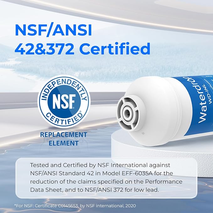 Waterdrop Inline Water Filter for Refrigerator and Ice Maker, 1 Year NSF - Image 4