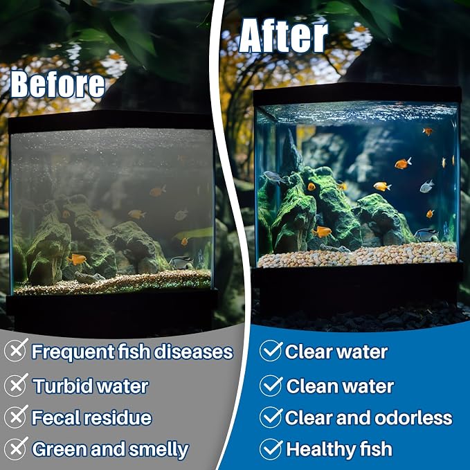 MAQIHAN Aquarium Bio Filter Media - 300g Ceramic Rings Balls - Image 4